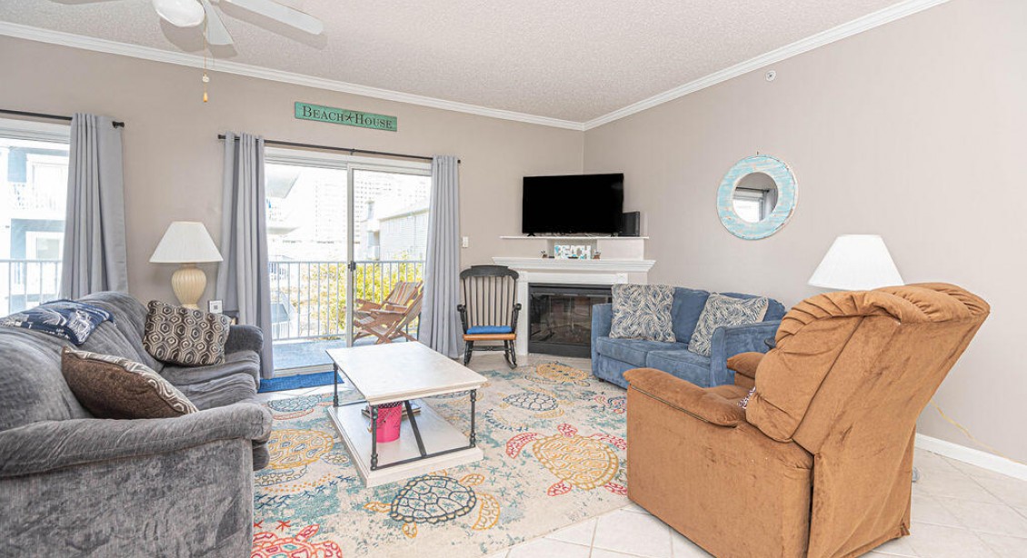 Whispering Sands 303 - Living Room