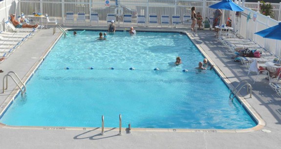 Oceanfront Outdoor Pool at Sea Terrace 207