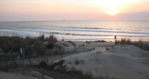 Early Morning Sunrise from Balcony at Oasis North 2N