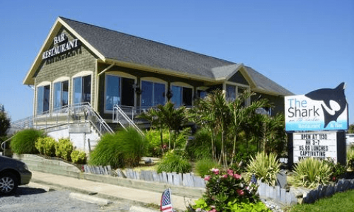 Shark on The Harbor Restaurant Exterior 