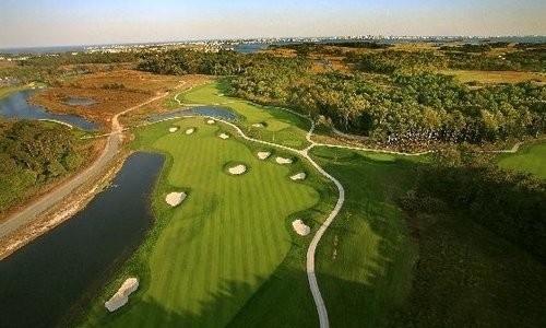 Aerial view of Bayside Golf Course 