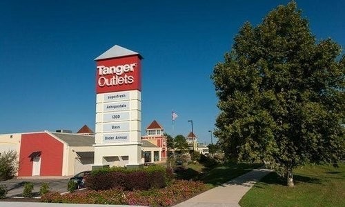 Exterior of Tanger Outlets in West Ocean City, MD